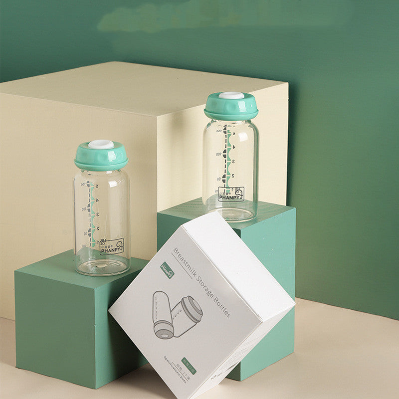 Glass Breast Milk Storage Bottles 