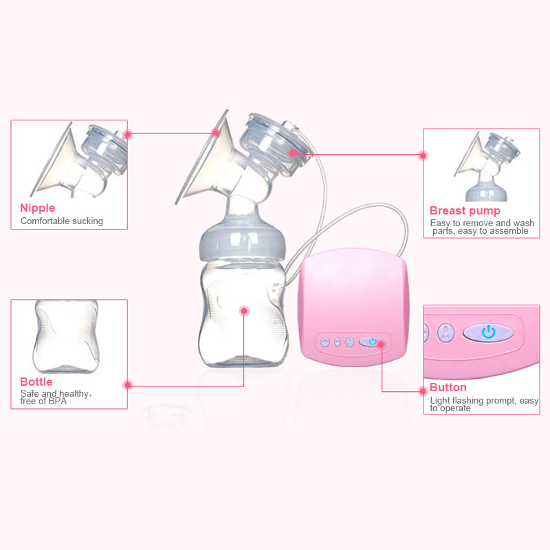 Automatic Breast Pump is a double electric breast pump that ensures a comfortable milk collection experience