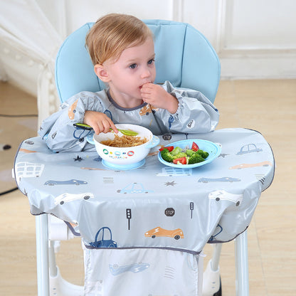 Cartoon Baby Dining Chair Bib Cover