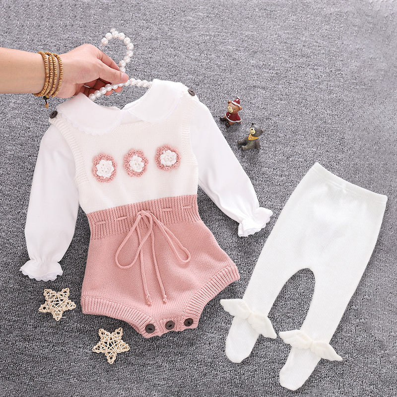 Pure Cotton Baby Clothes Set - Korean Style