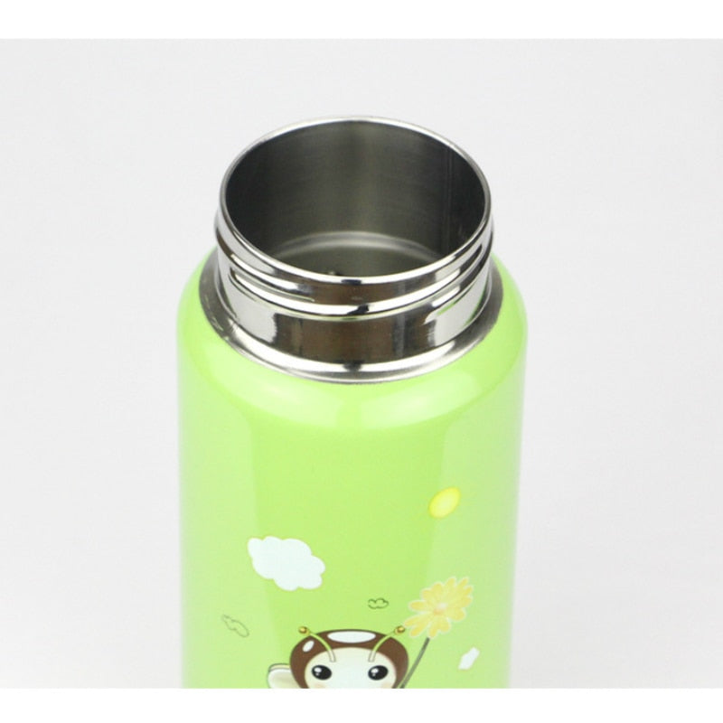 Stainless Steel Insulated Baby Feeding Bottle with Handle