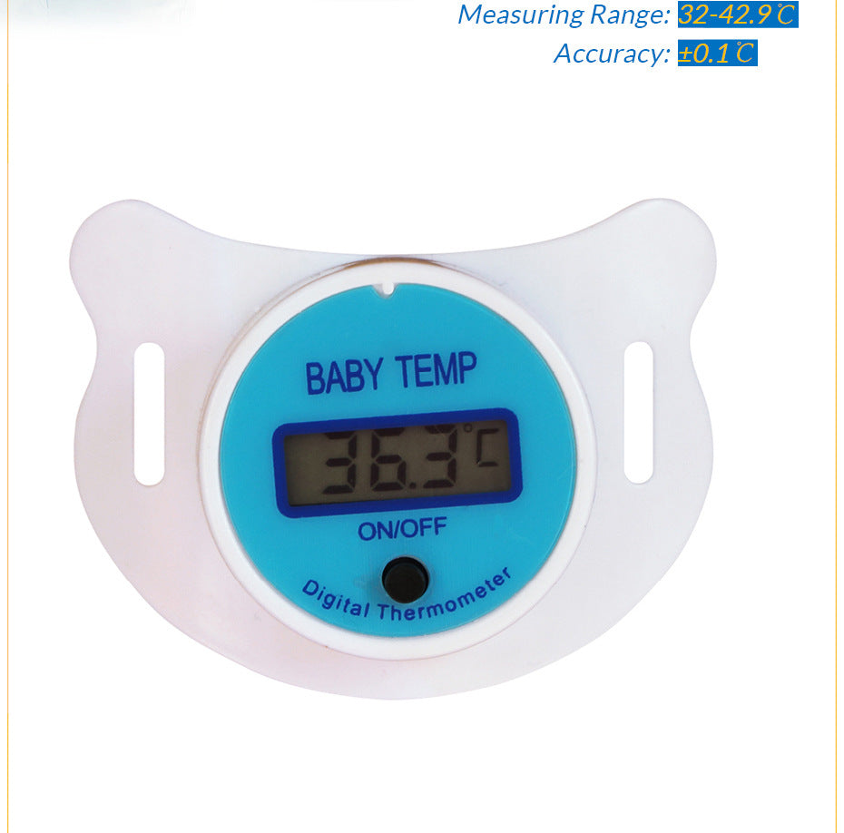 Baby Pacifier Digital Thermometer - Baby Care Monitoring Devices