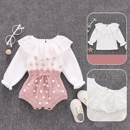 Pure Cotton Baby Clothes Set - Korean Style