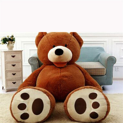 Giant Teddy Bear Plush Toy - Huge, Soft, and Adorable Leather Shell