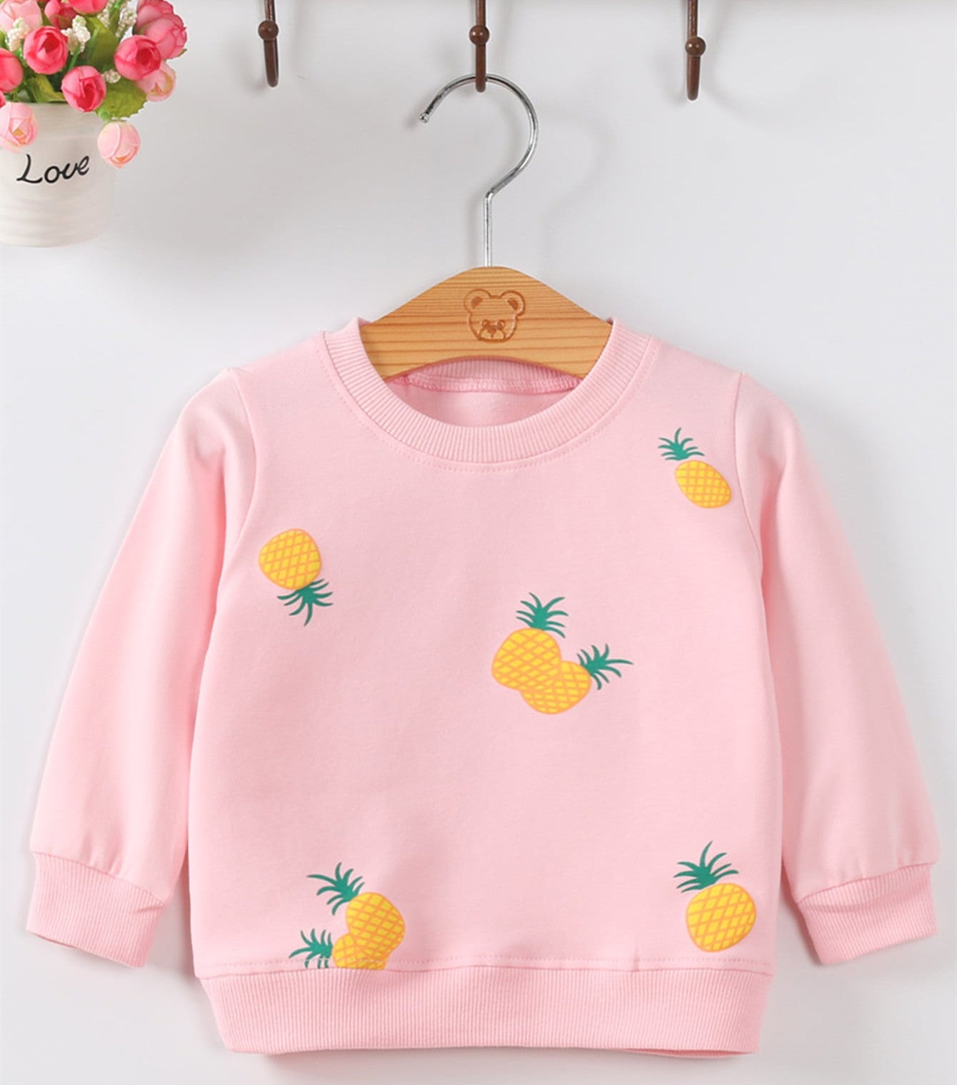 Newborn Baby Girl Sweater - Korean Style