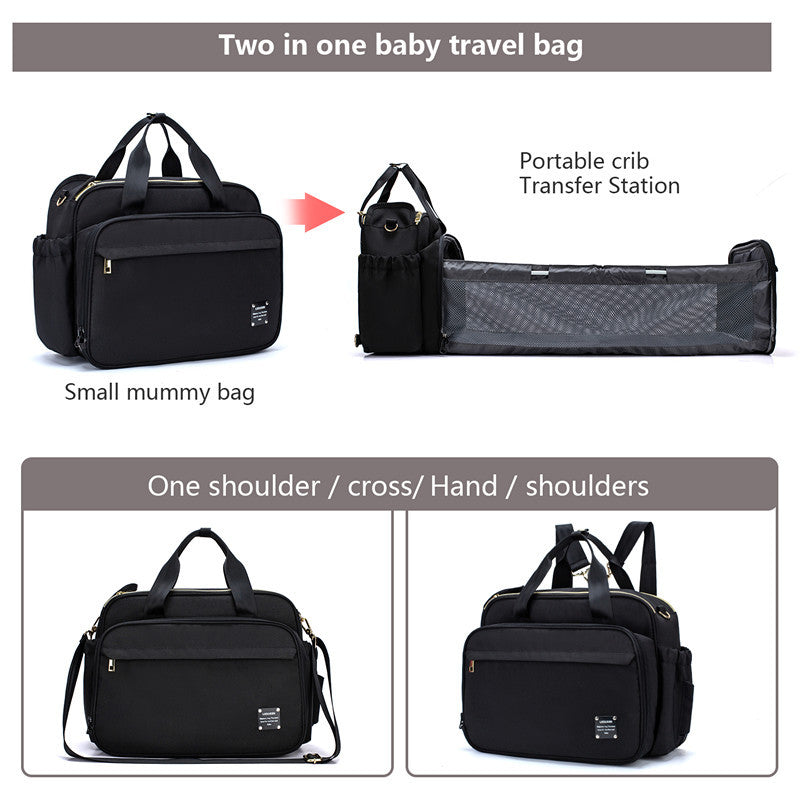 Multifunctional Portable Folding Crib Mummy Bag