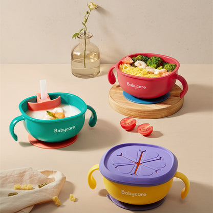 3-in-1 Baby Feeding Bowl for Snacks and Soup - Baby Tableware Online