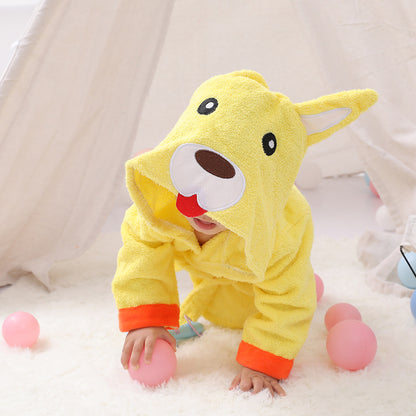 Cute Animal Baby Bath Towels - Cotton Bathrobes