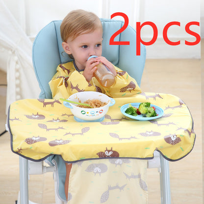 Cartoon Baby Dining Chair Bib Cover