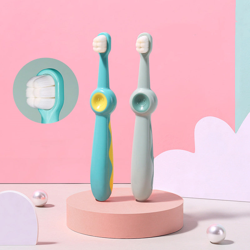 Soft Bristled Children's Toothbrush Set for Gentle Cleaning