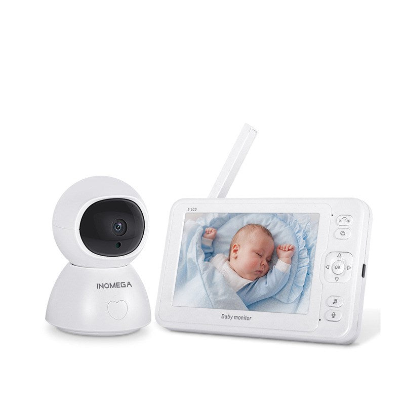 the HD Large Screen Baby Monitor and screen with baby  present on the screen