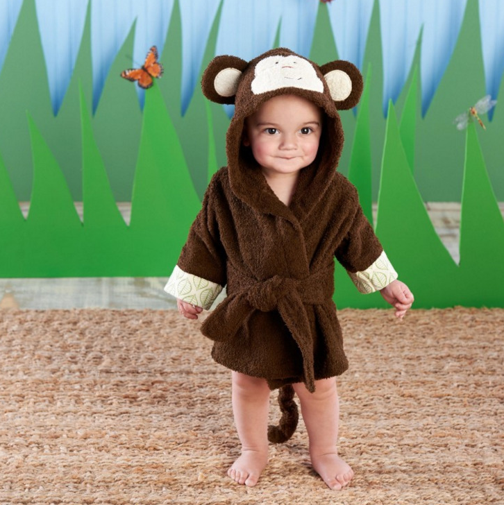 Cute Animal Baby Bath Towels - Cotton Bathrobes