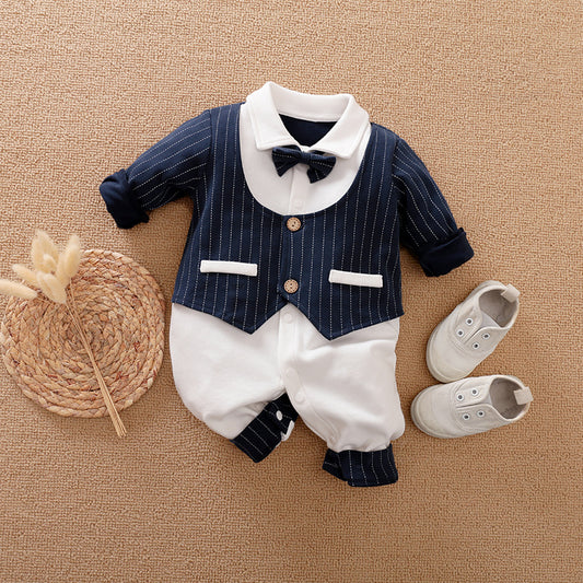 Gentleman Style Baby Jumpsuit - Spring & Autumn Collection