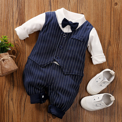 Gentleman Style Baby Jumpsuit - Spring & Autumn Collection