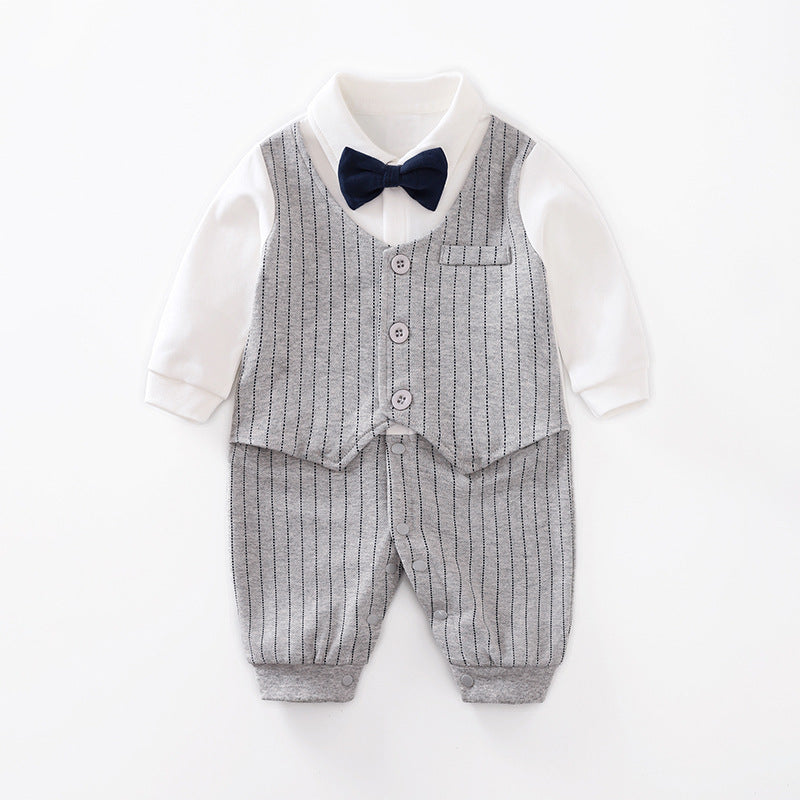 Gentleman Style Baby Jumpsuit - Spring & Autumn Collection