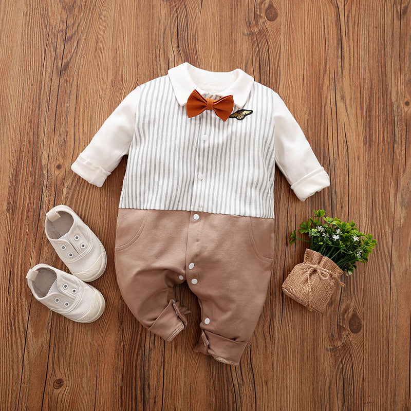 Gentleman Style Baby Jumpsuit - Spring & Autumn Collection