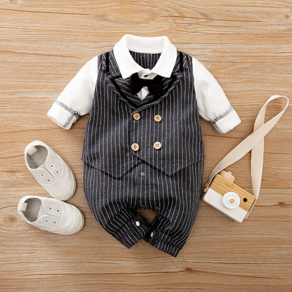 Gentleman Style Baby Jumpsuit - Spring & Autumn Collection