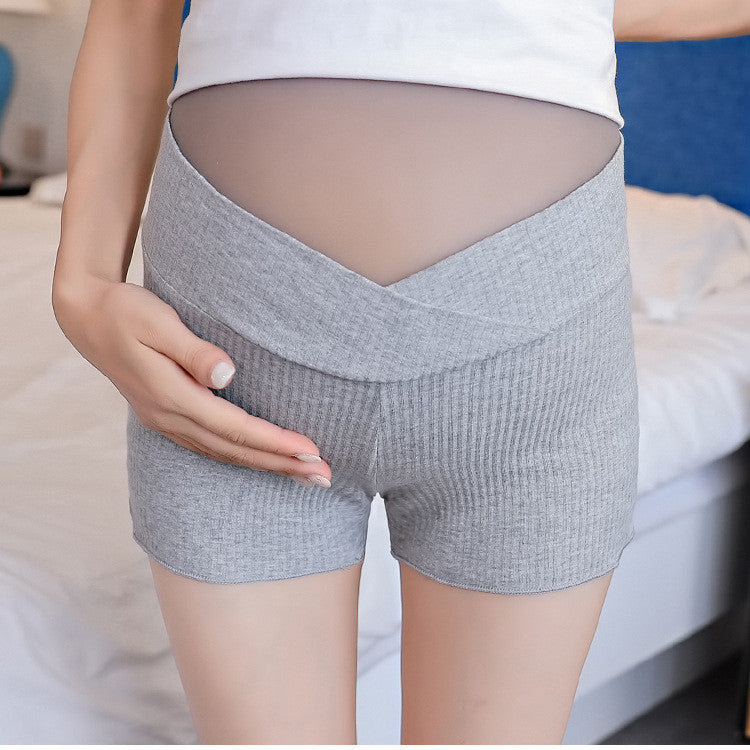 Maternity Belly Lift Low-Waist Safety Shorts