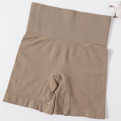 Seamless High-Waist Maternity Sport Shorts brown