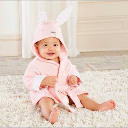 Cute Animal Baby Bath Towels - Cotton Bathrobes