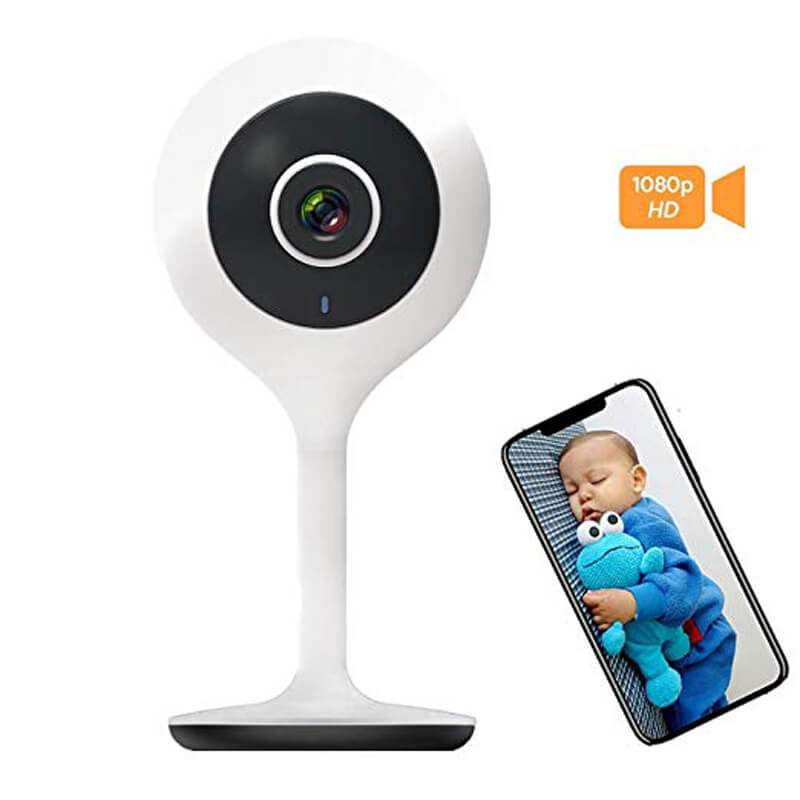 baby sleep secure witj the Compact Full HD 1080p WiFi Baby Monitor & IP Camera 