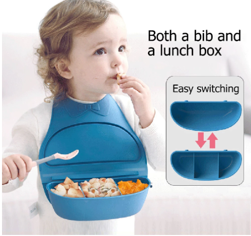 3D Waterproof Soft Plastic Baby Bibs