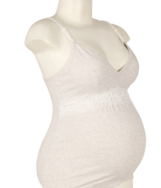 Cotton Lace Postpartum Nursing Vest for Women