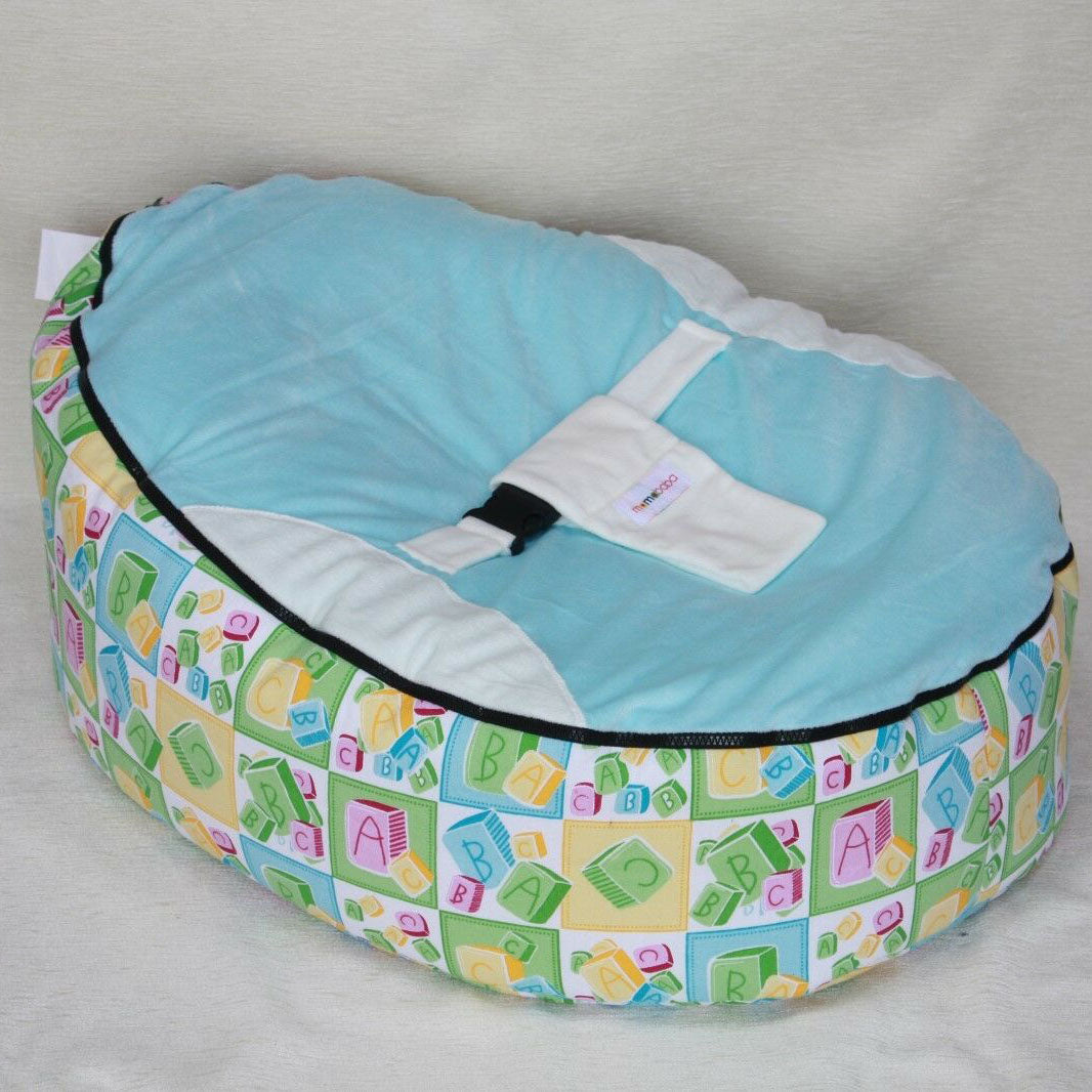 soft blue Colorful Baby Sofa Bed Cover'