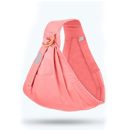 empty pink color Soft & Breathable Baby Wrap Carrier 