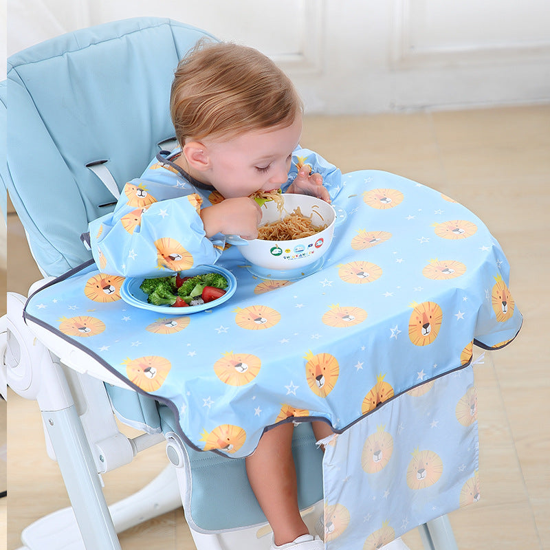 Cartoon Baby Dining Chair Bib Cover