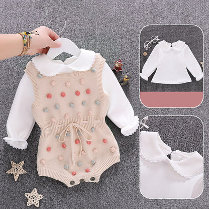 Pure Cotton Baby Clothes Set - Korean Style