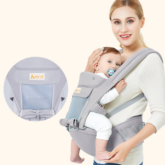 Baby Carrier Waist Stool with women hold her baby