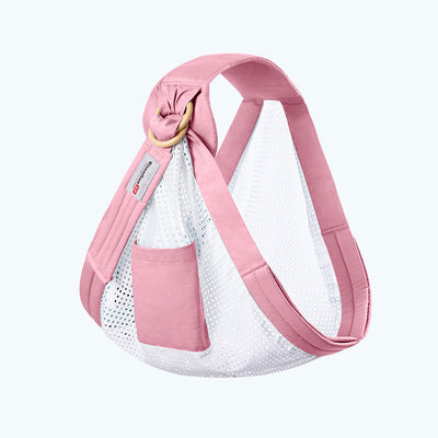 pink color Soft & Breathable Baby Wrap Carrier 