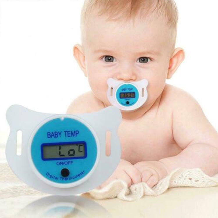 Baby Pacifier Digital Thermometer - Baby Care Monitoring Devices