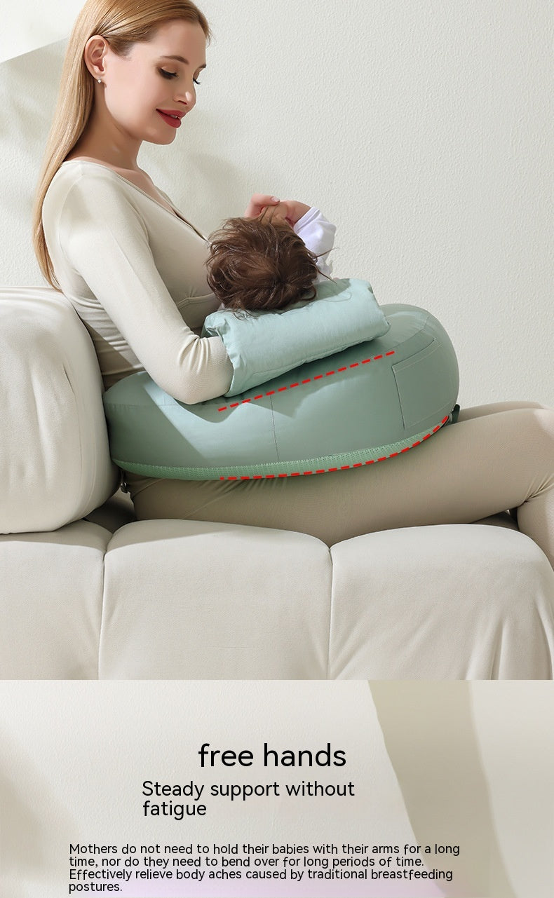 Multifunctional Nursing Pillow for Waist Support & Feeding