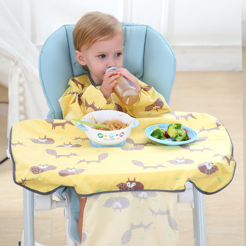 Cartoon Baby Dining Chair Bib Cover