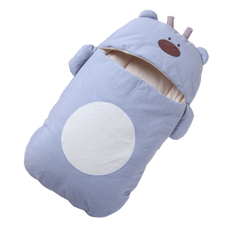 Cartoon Baby Sleeping Bag - Pure Cotton & Silk Floss