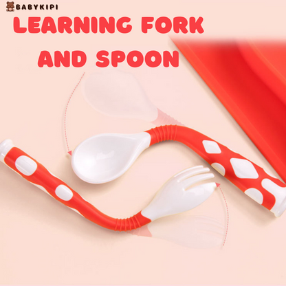 Baby Feeding Tableware Set - Utensils, Bowls, and More