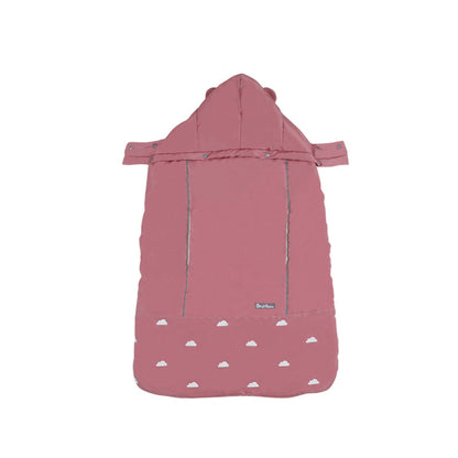 red Warm & Windproof Baby Carrier Cloak 