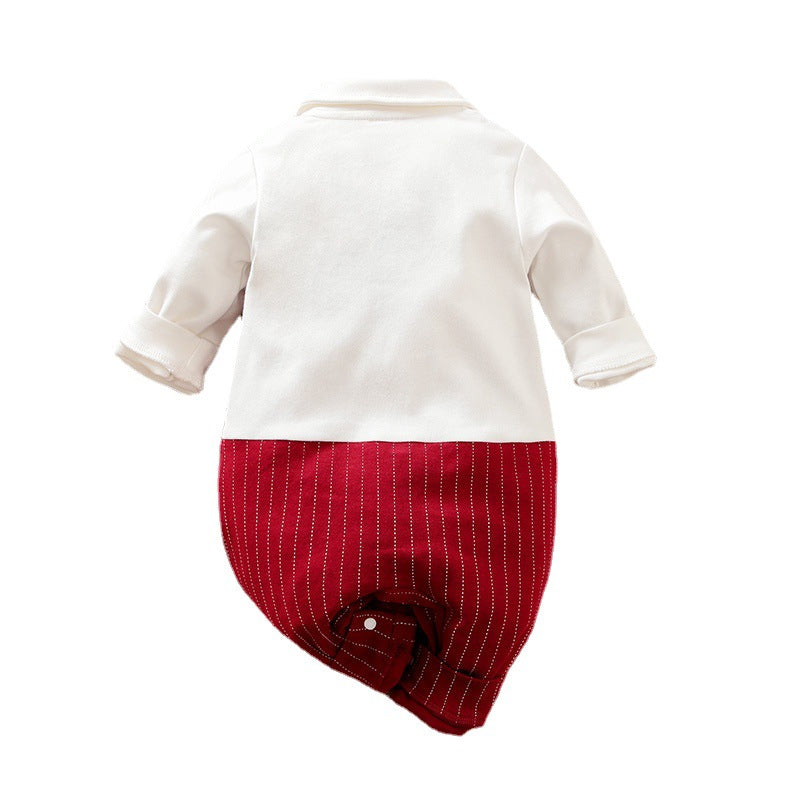 Baby Boy Gentleman Jumpsuit - Baby Autumn Clothing 2024