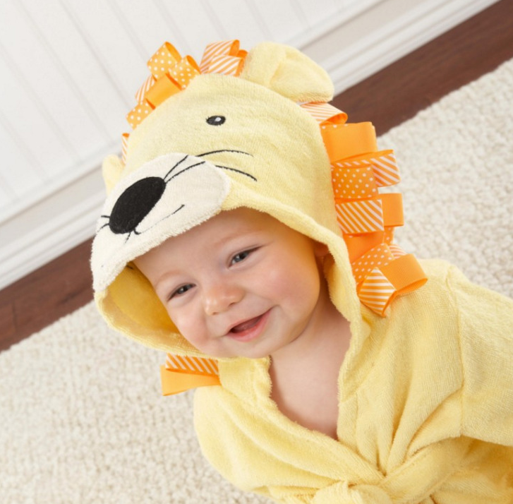 Cute Animal Baby Bath Towels - Cotton Bathrobes