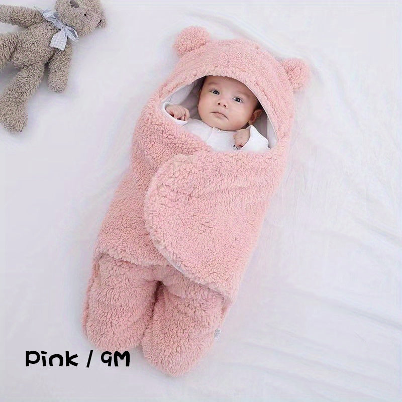 Baby Winter Sleeping Warm Bag Blanket With Cap 2024