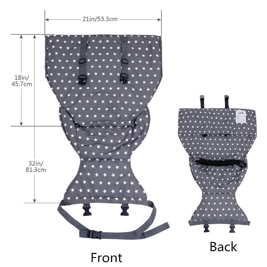 black - Portable Baby Dining Chair Bag