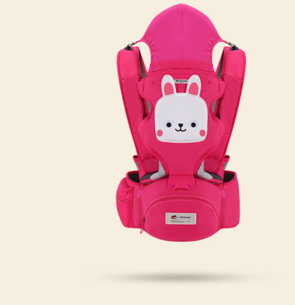 pink 3-in-1 Cartoon Waist Stool for Babies