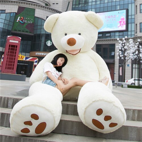 Giant Teddy Bear Plush Toy - Huge, Soft, and Adorable Leather Shell