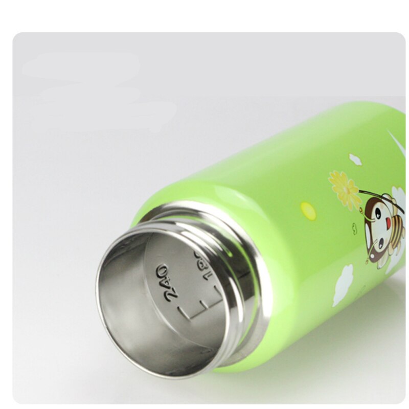 Stainless Steel Insulated Baby Feeding Bottle with Handle