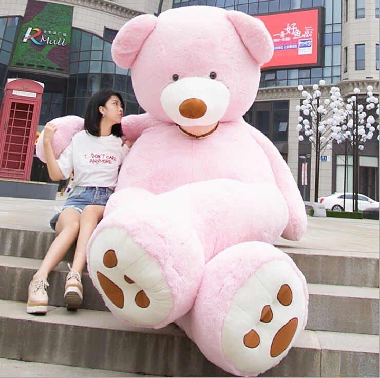 Giant Teddy Bear Plush Toy - Huge, Soft, and Adorable Leather Shell