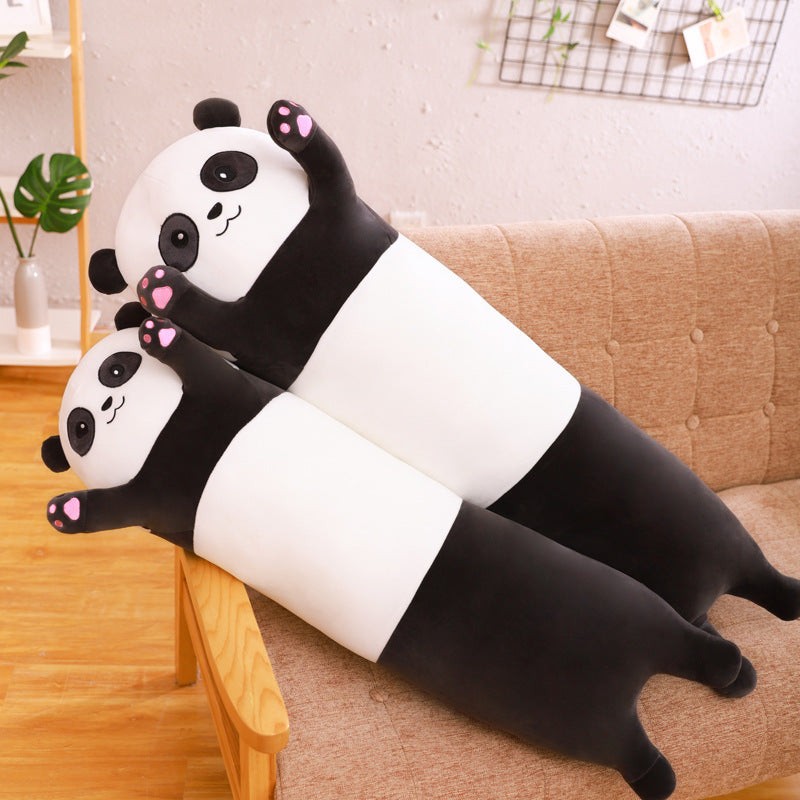 Adorable Panda Pregnancy Long Pillow with Soft Velvet