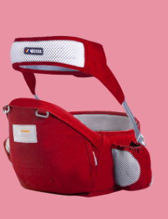 red waist Versatile Multi-Use Baby Carrier Waist Stool