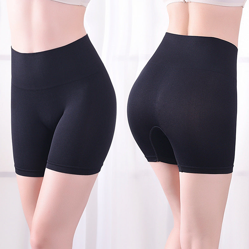 Seamless High-Waist Maternity Sport Shorts black